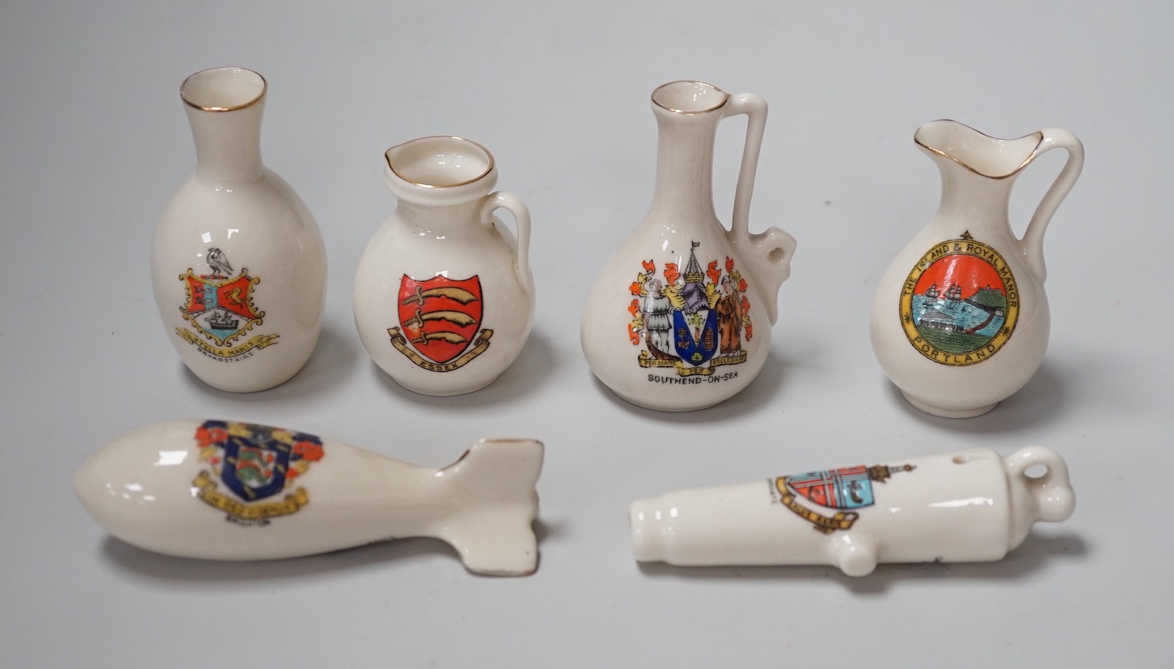 A quantity of Goss and other crested china